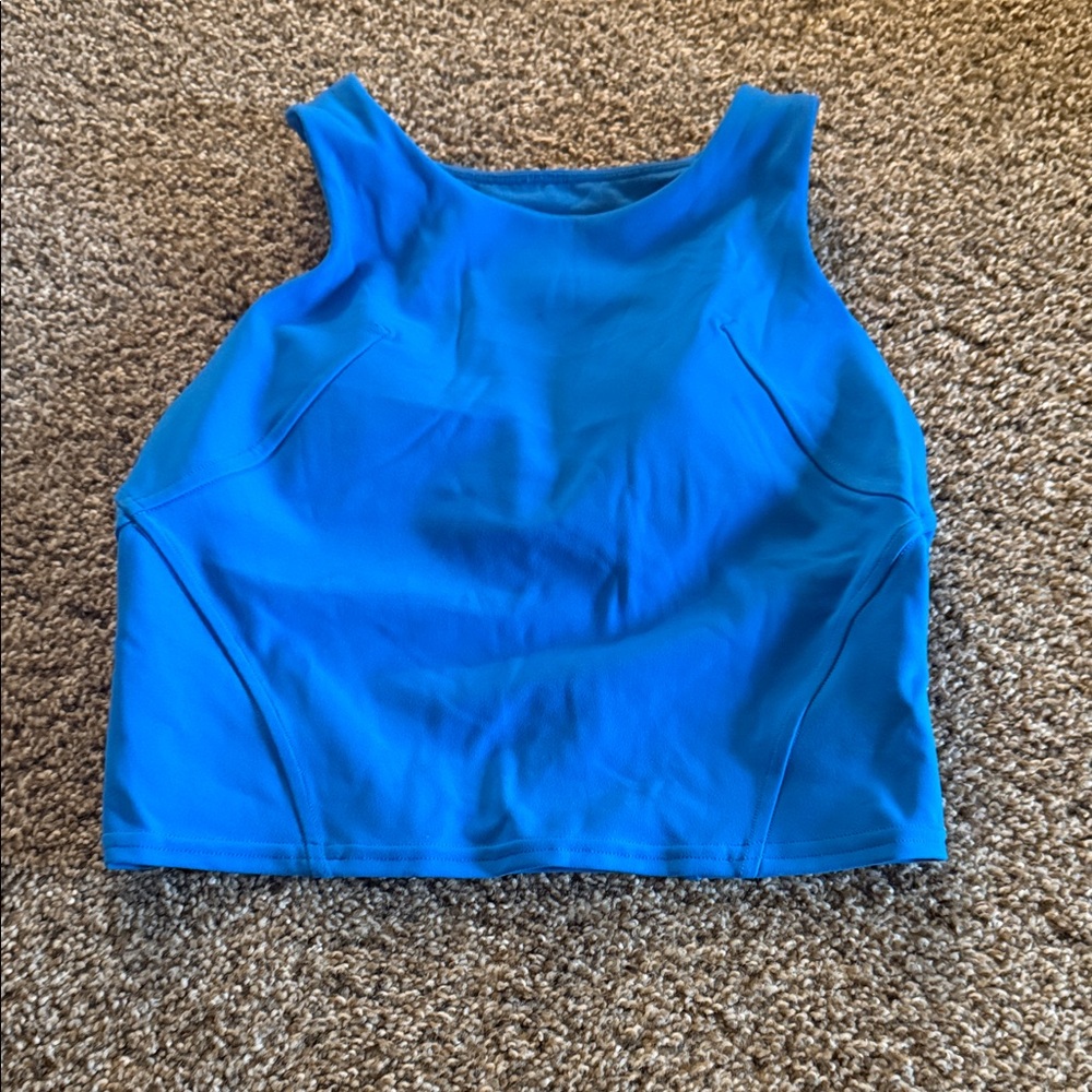 Lululemon Blue Women's Crop Tank Top